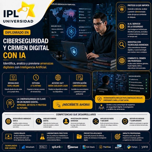 [CCD-EC-D] Ciberseguridad y Crimen Digital con IA